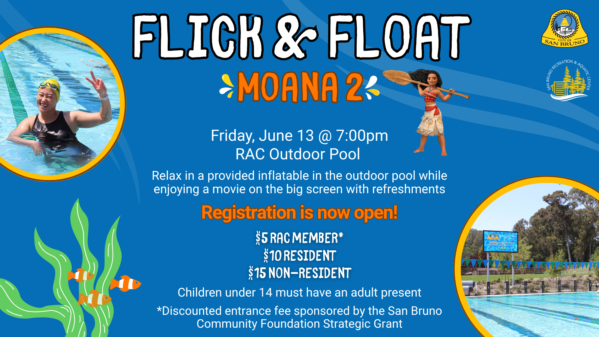 Flick & Float Event Flyer