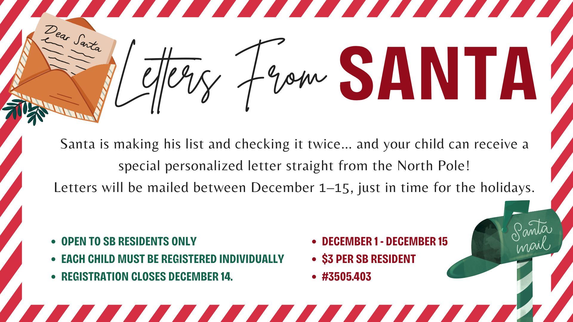2025 Santa Letters