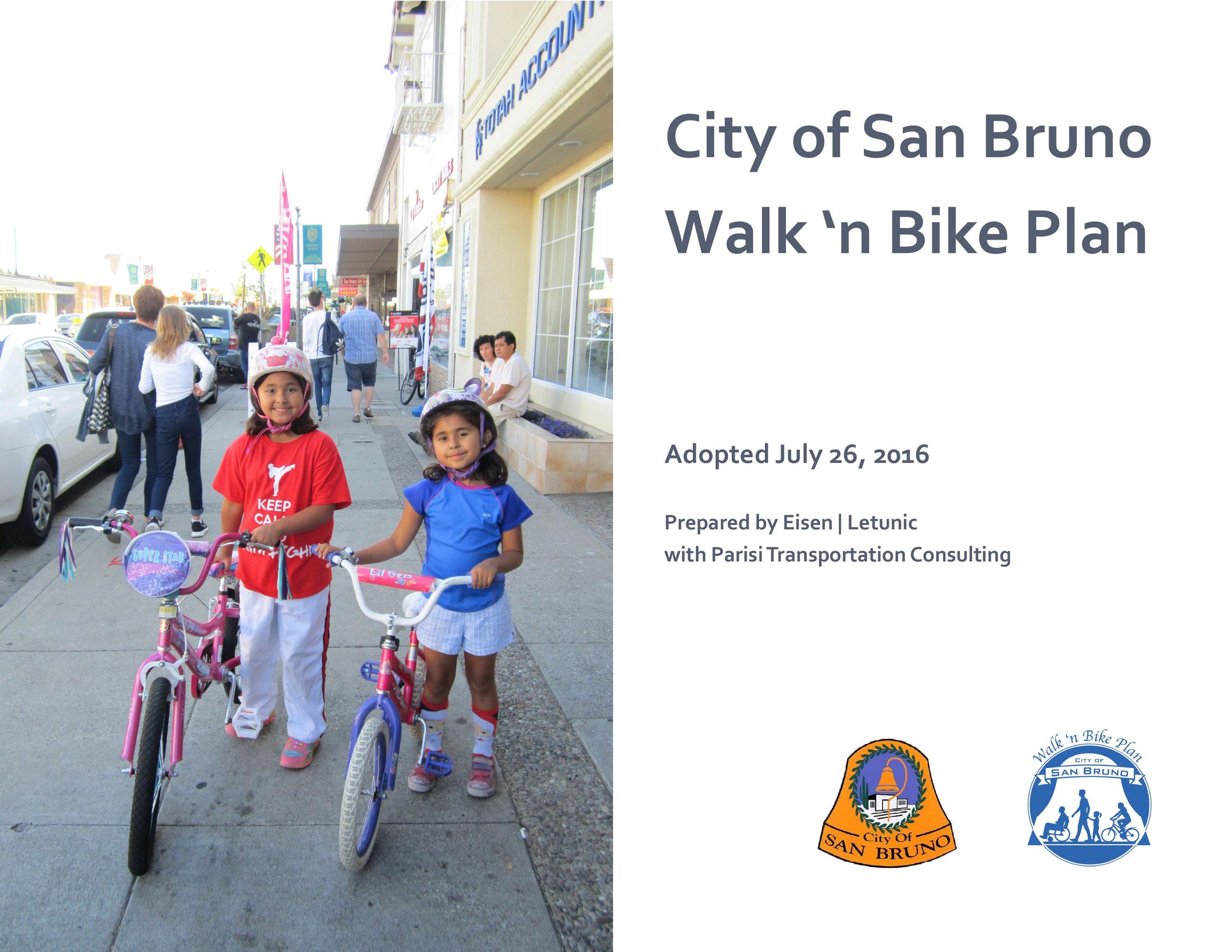 Walk n Bike Plan Cover Sheet