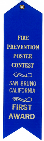 Fire Prevention Poster Contest First Place Award