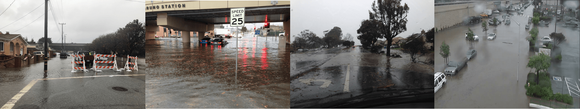 Flooding occurring in many areas